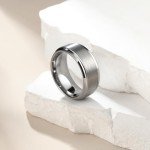 Men's Tungsten Carbide Wedding Band - 8mm