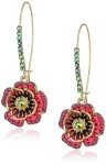 Betsey Johnson Rose Gold Dangle Earrings