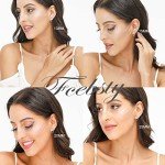 3 Pairs Silver Plated Small Hoop Earrings for Women