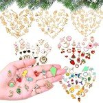 200 Pcs DIY Metal Jewelry Charms Assortment