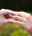 TIGRADE 2mm Silver Titanium Eternity Ring for Women