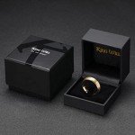 King Will 6mm Matte Gold Tungsten Wedding Band