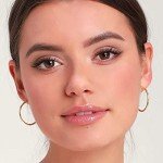 Gacimy 14K Gold Plated Hoop Earrings for Women