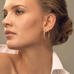 Gacimy 14K Gold Plated Hoop Earrings for Women