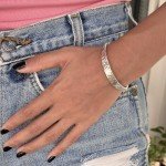 Handmade Hammered Sterling Silver Cuff Bracelet