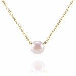 PAVOI Yellow Gold-Plated Freshwater Pearl Necklace