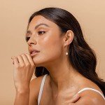 PAVOI 14K Gold-Plated Shell Pearl Drop Earrings