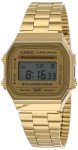 Vintage Gold Digital Dial Stainless Steel Watch