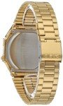 Vintage Gold Digital Dial Stainless Steel Watch