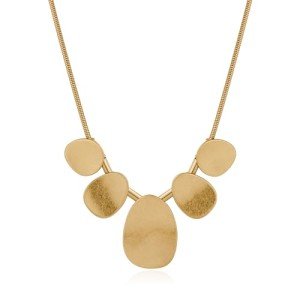 Stylish 14K Gold Irregular Pendant Necklace for Women
