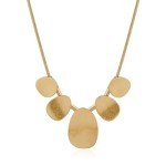 Stylish 14K Gold Irregular Pendant Necklace for Women