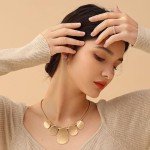Stylish 14K Gold Irregular Pendant Necklace for Women