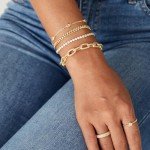 KissYan Gold Butterfly Cuff Bracelet for Women