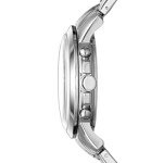 Fossil Men's Grant Silver Chronograph Watch FS4736
