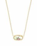 Kendra Scott Elisa Gold-Plated Pendant Necklace