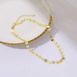 Dainty 18K Gold Plated Coin Choker Necklace
