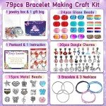 DIY Charm Bracelet Kit for Kids' Jewelry Fun
