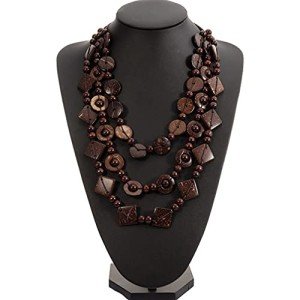 Boho Multicolor Layered Statement Necklace for Women
