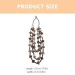 Boho Multicolor Layered Statement Necklace for Women