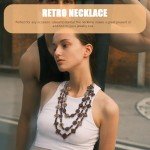 Boho Multicolor Layered Statement Necklace for Women