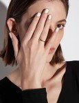 Rose Gold 2mm Thin Tungsten Wedding Band Size 8