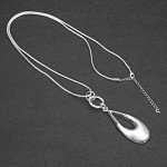 Waterdrop Pendant Layered Long Necklace for Women