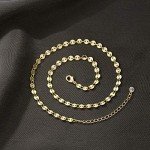 Gold Coin Choker Necklace for Women - Dainty Style
