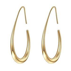 Stylish Lightweight Teardrop Hoop Earrings for Women