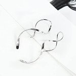 Sterling Silver Spiral Threader Drop Earrings for Women