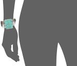 Turquoise and Silver Cuff Bracelet by Robert Lee Morris