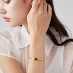 18K Gold Plated Love Bracelet with CZ Stones