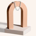 Sterling Silver Italian Charm Link Bracelet - 7.5