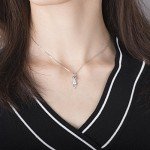 Sterling Silver Cat Necklace for Cat Lovers