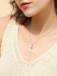 Sterling Silver Cat Necklace for Cat Lovers