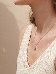 Sterling Silver Cat Necklace for Cat Lovers