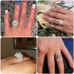 Elegant 925 Sterling Silver Wedding Engagement Ring Set