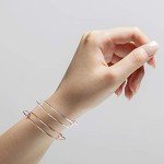 60 Pcs Expandable Adjustable Bangle Bracelets for DIY