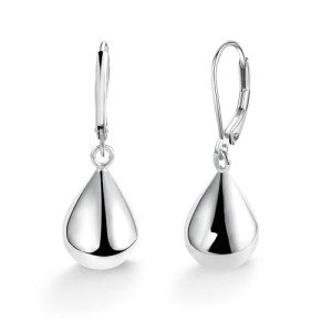Hypoallergenic Sterling Silver Teardrop Earrings for Girls