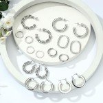 Gold Plated Small Hoop Earrings for Women