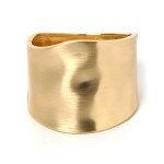 Chunky Gold Adjustable Cuff Bracelet for Women