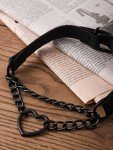 Goth Heart Chain Choker Necklace for All