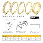 Trendy Stackable Gold Rings for Women Set