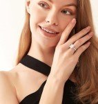 Radiant Cut 4CT CZ Engagement Ring for Women