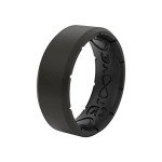 Groove Life Black Silicone Wedding Ring for Men