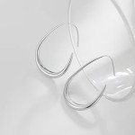 Elegant Gold Teardrop Hoop Earrings for Women