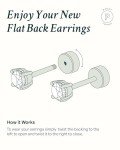 14K Gold Plated Sterling Silver Cubic Zirconia Earrings