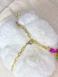 Colorful Crystal Flower Statement Necklace and Earrings Set