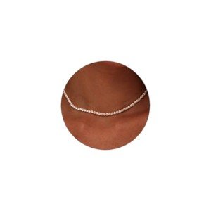 Dainty 14K Gold Plated Tennis Necklace for Women