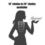 Dainty 14K Gold Plated Tennis Necklace for Women