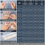 ThunderFit Men's Silicone Wedding Rings - 4-7 Pack